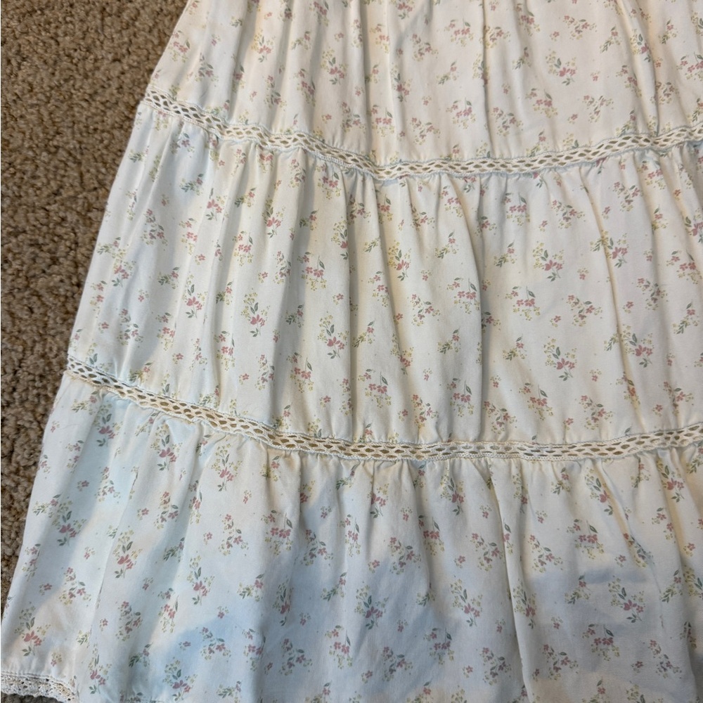 PacSun Cream Floral Mini Dress - Picture 4 of 6